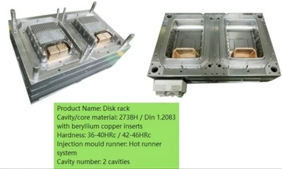 Plastic Disk Rack Mould